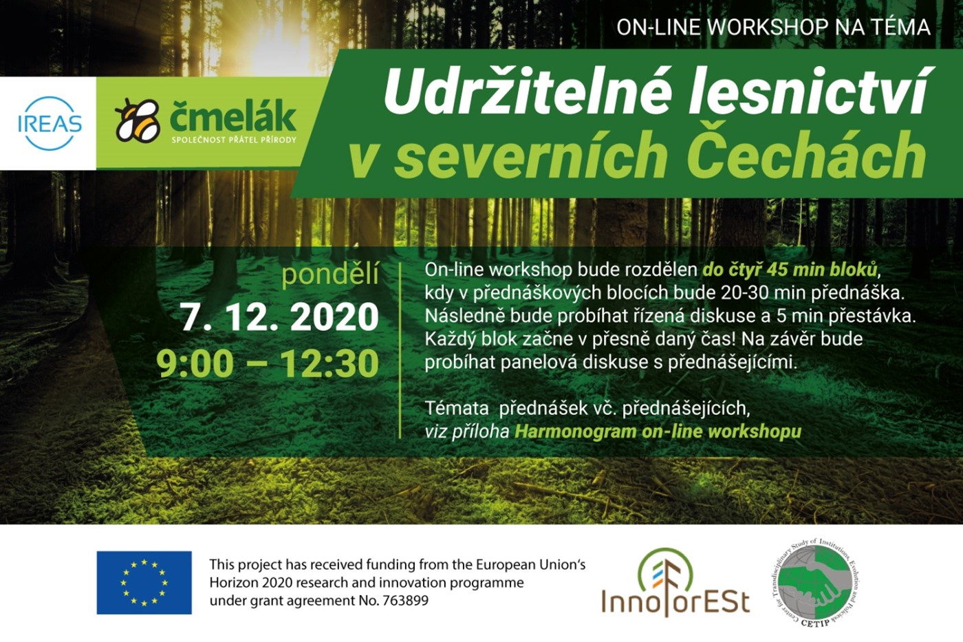 Cmelak – workshop – udrzitelne lesnictvi